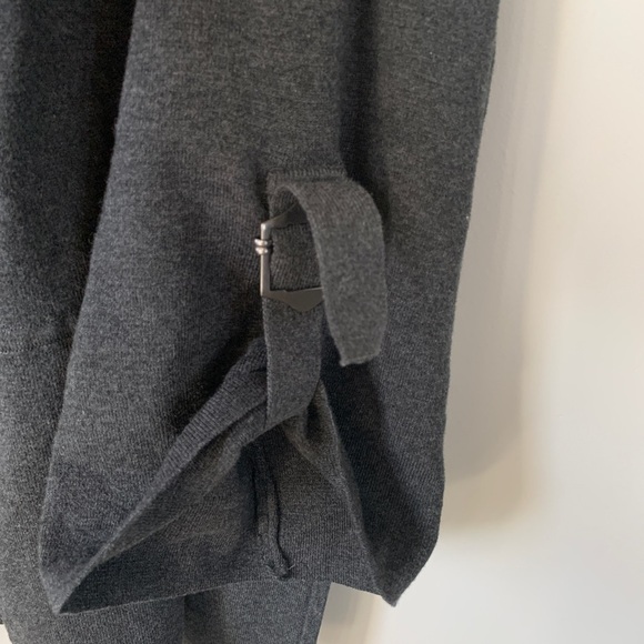 Wrap London Gray Organic Cotton Open Cardigan Size 12 - Picture 4 of 10